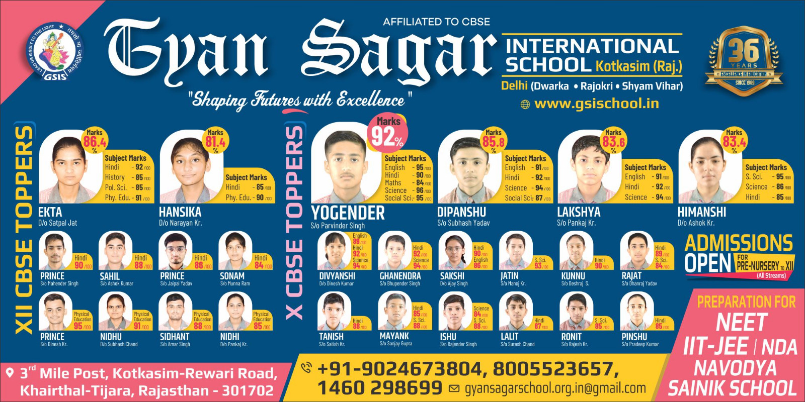 Result POster